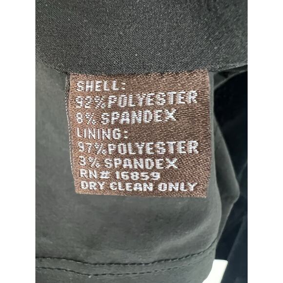 J.McLaughlin Ellie Black Long Sleeved Velour Velvet Bow Dress Large - Picture 5 of 5